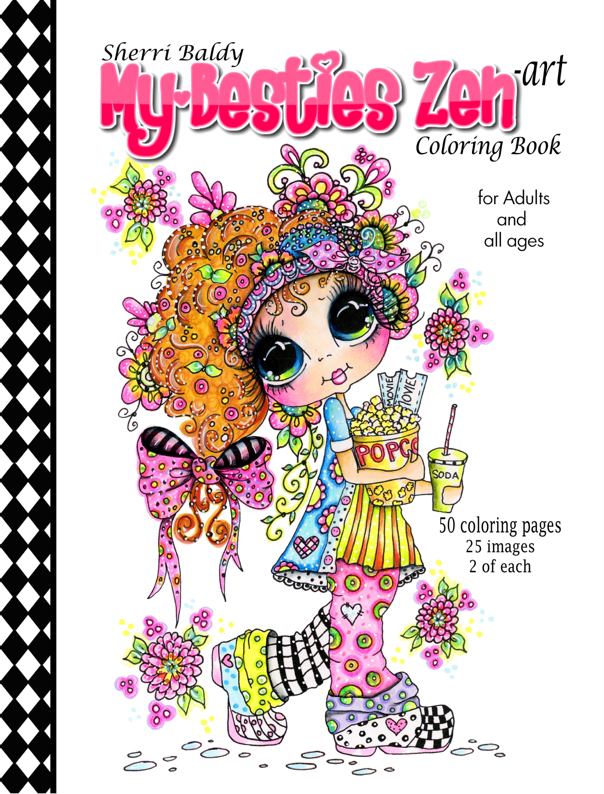 Coloring Books SIGNED COPIES by The Artist! Sherri Baldy My